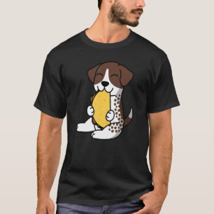 T-shirt Pointeur Allemand À Brève Mangeant Un Chien Taco