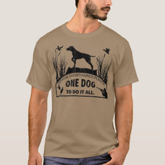 T-shirt Pointeur allemand à courte distance