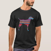 T-shirt Pointeur allemand Shorthair GSP Chien Maman Retro (Devant)