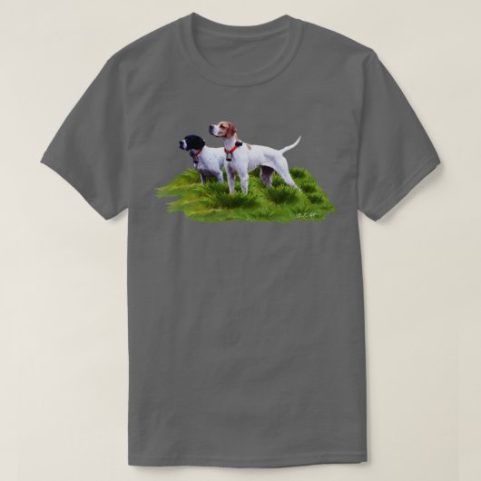 T-shirt Pointeur anglais 2 (Design devant)