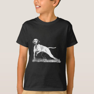 T-shirt Pointeur De Chasse Aux Oiseaux Vizsla Chien Pour C