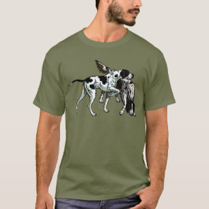 T-shirt pointeur et setter anglais