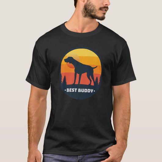 T-shirt Pointeur germanique Gsp Chien race 40 (Devant)