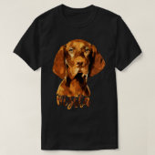 T-shirt Pointeur hongrois Vizsla (1) (Design devant)