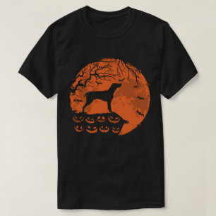 T-shirt Pointeur Raccourci Allemand Et Chien Halloween Lun
