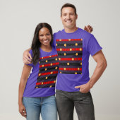 T-shirt Points Bandes Chevron Sportswear Violet (Unisexe)