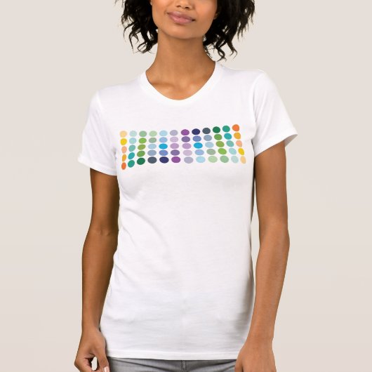 T-Shirt Points Colorés (Devant)