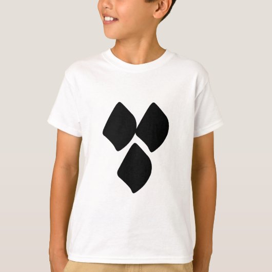 T-shirt Points d'amour - Noir (Devant)