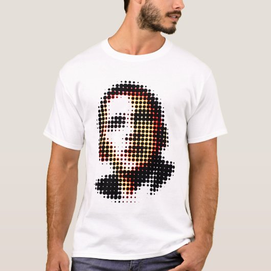 T-shirt Points de Barack Obama et cercles - illusion (Devant)