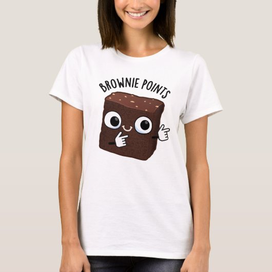 T-shirt Points de Brownie Blague de Snack Drôle (Devant)