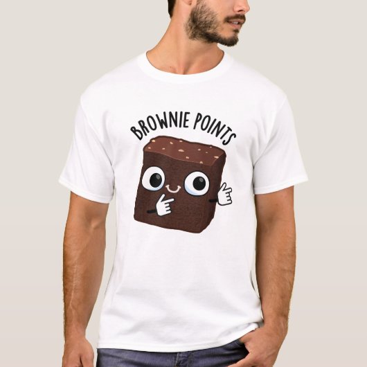 T-shirt Points de Brownie Blague de Snack Drôle (Devant)