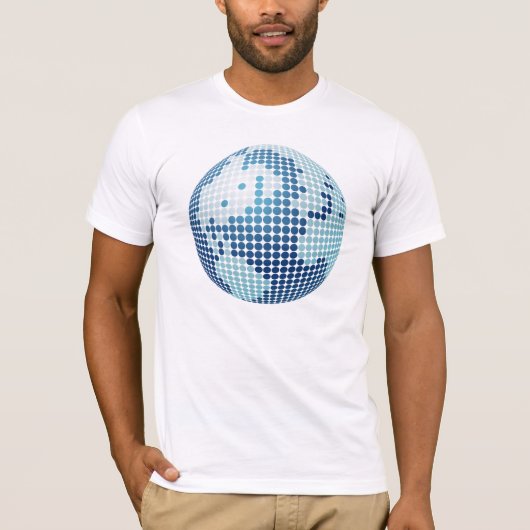 T-shirt Points de la terre (Devant)