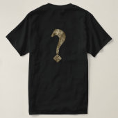 T-shirt Points d'exclamation et points d'interrogation (Design dos)