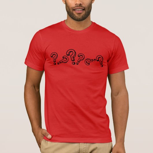 T-shirt Points d'interrogation (Devant)