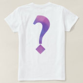 T-shirt Points d'interrogation et points d'exclamation (Design dos)