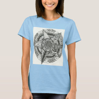T-shirt Points Mandala Top