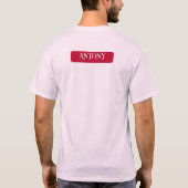 T-shirt Points rouges + Polka blancs (Dos)