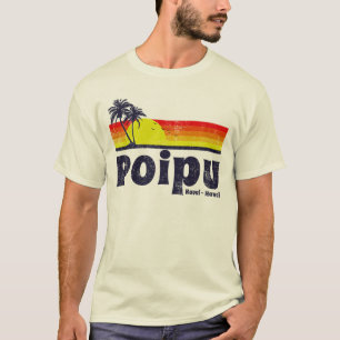 T-shirt Poipu vintage Kauai Hawaï
