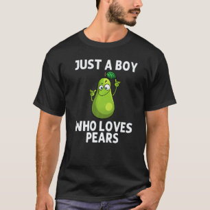 T-shirt Poire Cool Pour Enfants Garçons Poires Fruit Alime