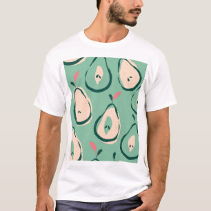 T-shirt Poires d'été : motif de fruits frais.