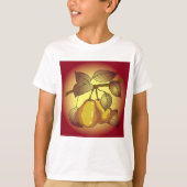 T-shirt Poires Sur Un Arbre (Devant)