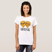 T-shirt Pois Chick Funky Food Pun (Devant entier)