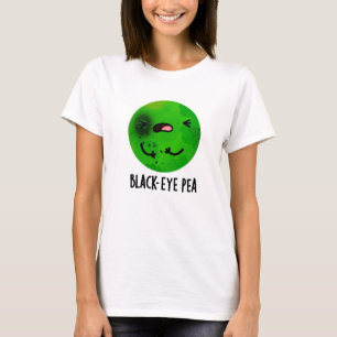 T-shirt Pois de l'oeil noir amusant Veggie Pun