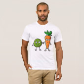 T-shirt Pois et carottes (Devant entier)