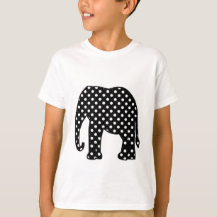 T-shirt Pois noir et blanc