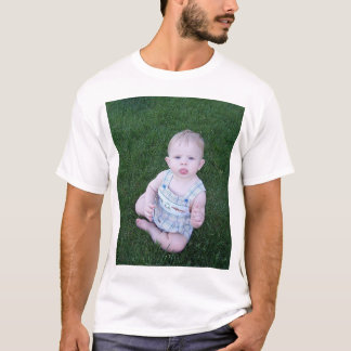 T-shirt pois observé par bleu