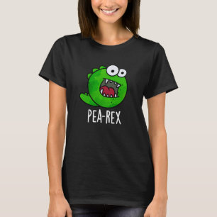 T-shirt Pois Rex Dinosaur Dinosaure Veggie TRex Pun Dark B