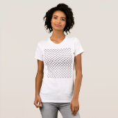 T-shirt Pois Silver Gradient par Shirley Taylor (Devant entier)