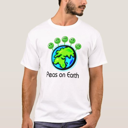 T-shirt pois sur terre (Devant)
