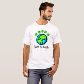 T-shirt pois sur terre (Devant entier)