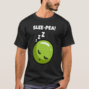 T-shirt Pois Végétarien Dormir Plante de la fleur de poitr