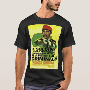 T-shirt Poison Idea Thomas Révolutiary Sankara Funny Graph