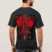 T-shirt {POISONLAND} Chemise de cage thoracique (Dos)