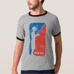 T-shirt Poisson !<br><div class="desc">Poisson ! Inspiré par le logo de NBA.</div>