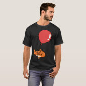 T-shirt Poisson à ballon rouge (Devant entier)