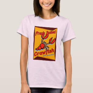 T-shirt Poisson à crevettes fraîchement bouilli