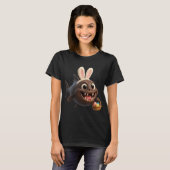 T-shirt Poisson à gros crocs de Pâques (Devant entier)