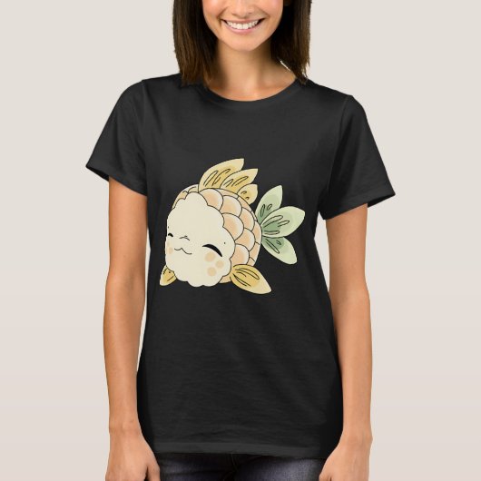 T-shirt Poisson à l'ananas (Devant)