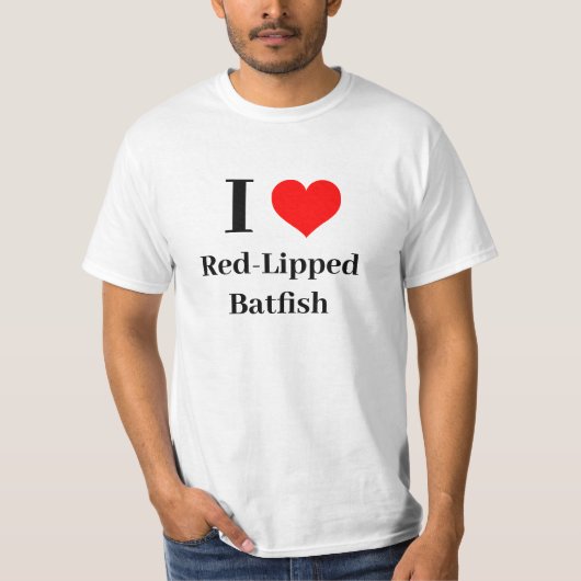 T-shirt Poisson à lèvres rouges (Devant)