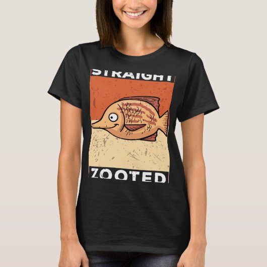 T-shirt Poisson Absolument Torqué Zooted (Devant)