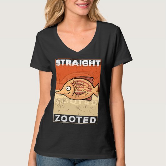 T-shirt Poisson Absolument Torqué Zooted (Devant)