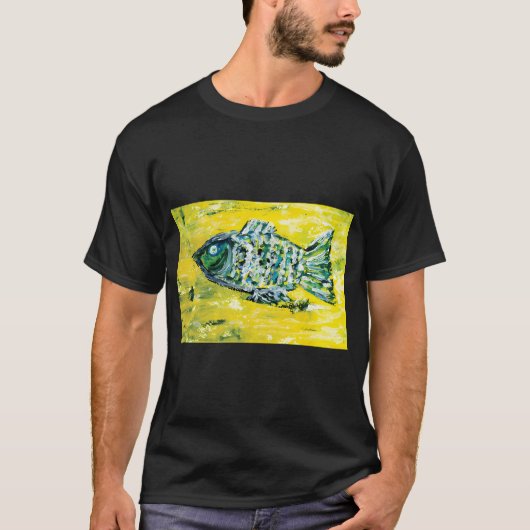 T-shirt Poisson Abstrait (Devant)