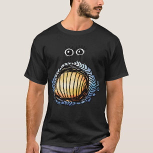 T-shirt Poisson abstrait aux motifs vibrants