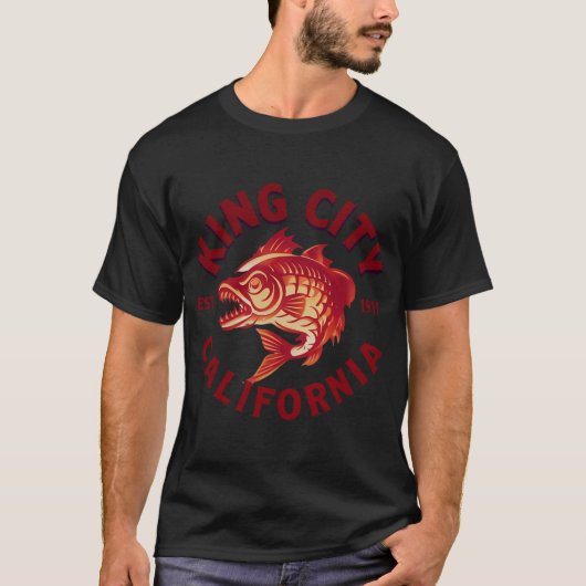 T-shirt Poisson agressif (Devant)