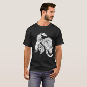 T-shirt Poisson Amberjack de Noël (Devant entier)