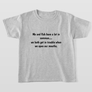 T-shirt Poisson amusant pour les enfants
